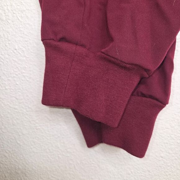 FIGS Zamora Jogger Scrub Pants Burgundy Red Technical Collection Size SMALL - Picture 5 of 7